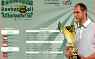 Lietuviai gins čempionų titulą tarptautiniame R.Šiškausko turnyre